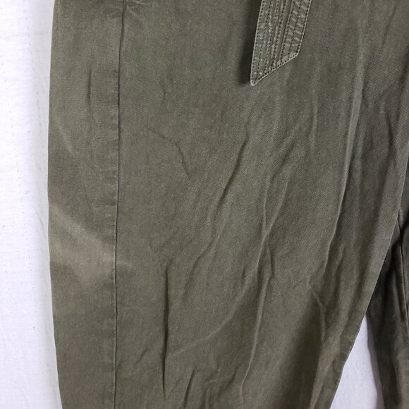 Sea New York Olive Green Cropped Pants - Picture 13 of 15